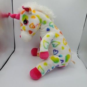 Dan Dee Collector's Choice Neon Unicorn Plush Stuffed Animal READ